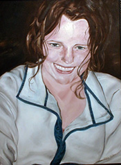 Portrait of Natasha by artist Suzanne Nielsen of the Art Equine